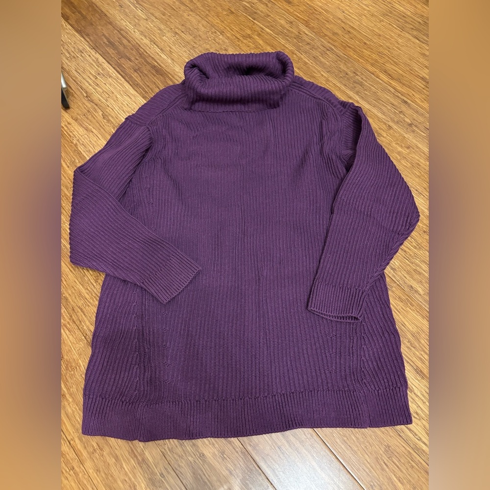 Simons turtleneck sweater dress
